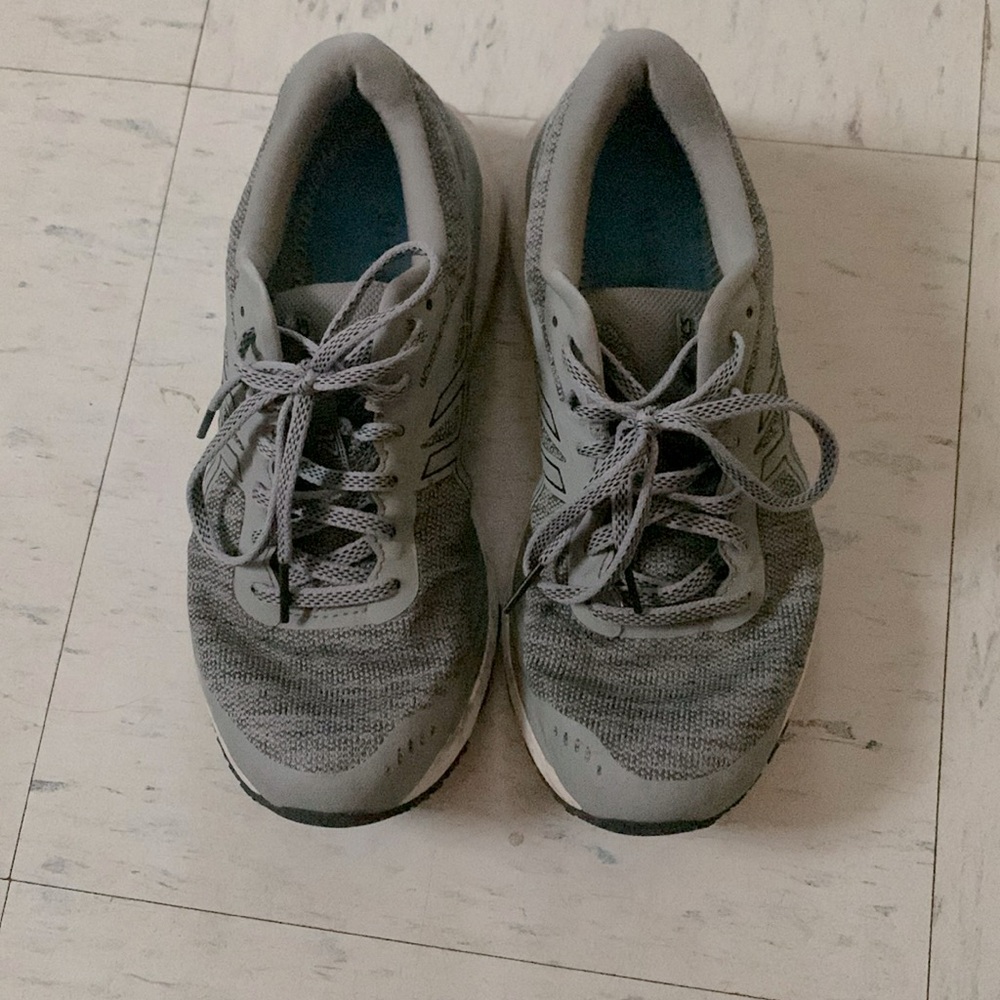 ASICs Grey Sneakers. Tennis shoes. Runners. Size 7.